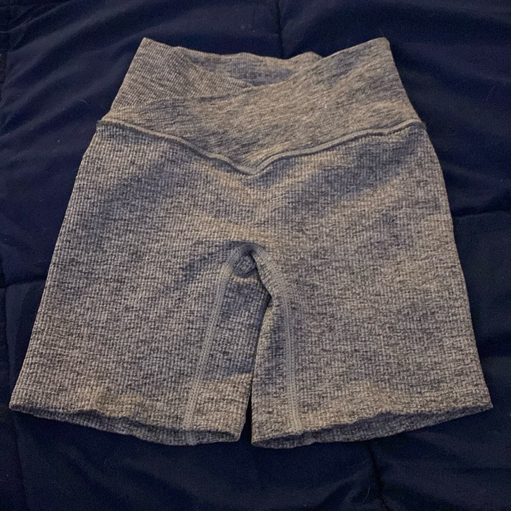 Grey Biker Shorts